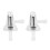 2x MOTORCYCLE SNOWMOBILE CLEAR INLINE GAS RIGHT AN 3