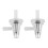 2x MOTORCYCLE SNOWMOBILE CLEAR INLINE GAS RIGHT AN 5