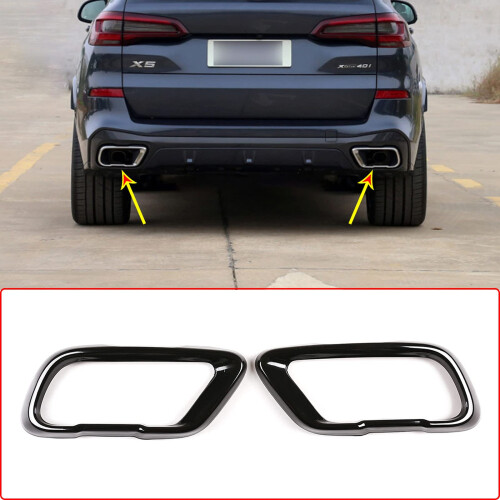 Car Tail Muffler Exhaust Pipe Output Cover for X5 2