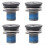 4pcs M12 dust-proof bicycle center shaft screw spl 2