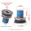 4pcs M12 dust-proof bicycle center shaft screw spl 3