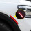 2Pc Car Wheel Eyebrow Reflective Sticker Trim Univ 5