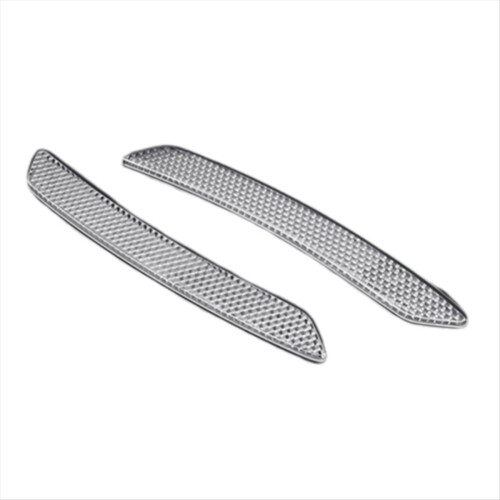 2Pc Car Wheel Eyebrow Reflective Sticker Trim Univ 1