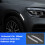 2Pc Car Wheel Eyebrow Reflective Sticker Trim Univ 3
