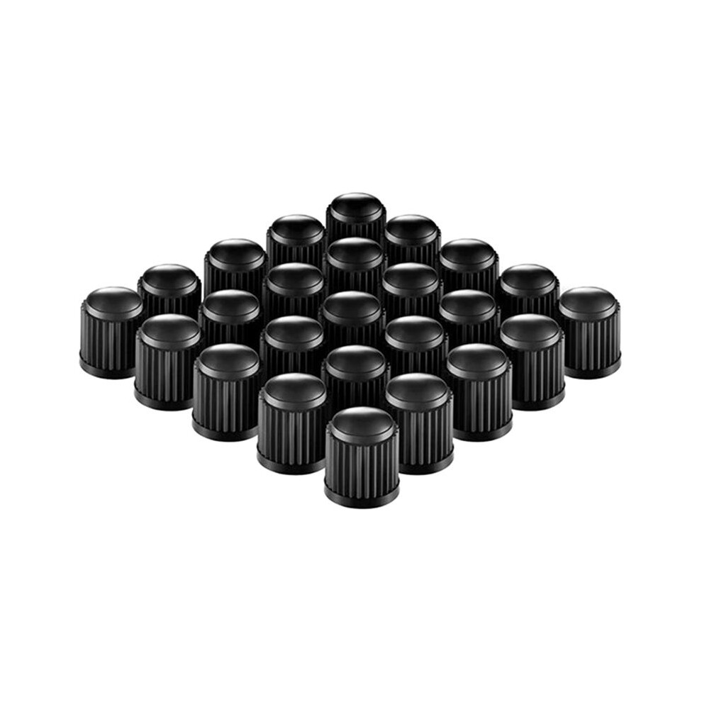 1000 Pcs Bicycle Tire Valve Cap Professional Black 4853800916837