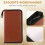 80-Discs Portable Leather Storage Bag Zippered Cas 10