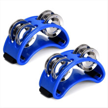 2PCS Foot Tambourine Percussion, Musical Instrumen