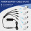 9V Effect Pedal Power AC DC Adapter US Plug W/ 5 W 8