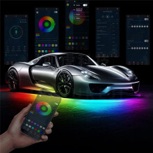 Car Underglow LED Lights, Dream Color Strip Lights