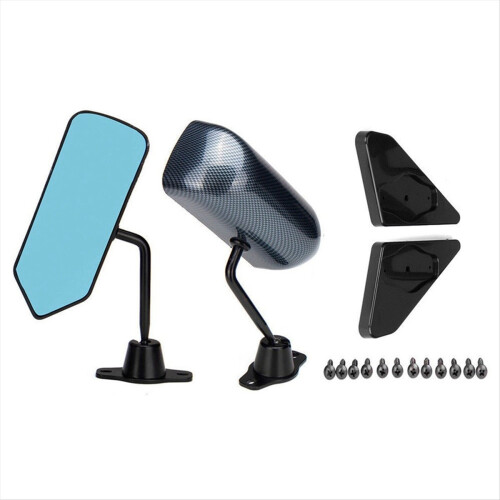 1 Pair Universal F1 Style Car Side Rearview Mirror