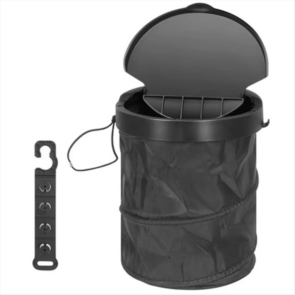 Foldable Car Trash Can With Lid Leak-Proof Waterpr 4853800920865