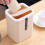 Small Waste Bin Desktop Garbage Basket Home Table 7