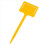Yellow 100Pcs Plastic Gardening Labels Potted Plan 1