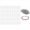 45Pcs Sublimation Blank Dog Tag Aluminum White Sta 3