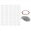 45Pcs Sublimation Blank Dog Tag Aluminum White Sta 4