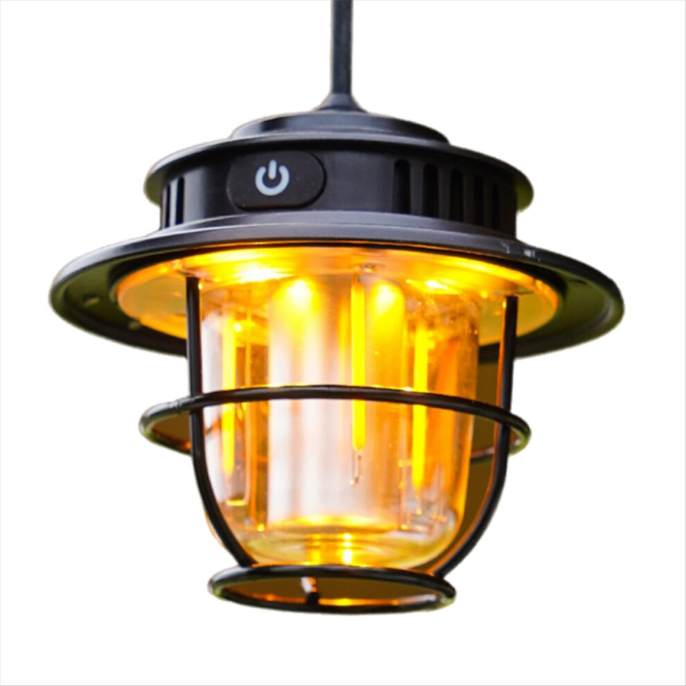 Led Camping Lamp Retro Hanging Portable Stepless D 4853800921473