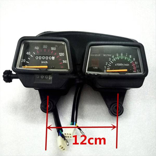 Motorcycle Gauges Cluster Speedometer Tachometer f 2