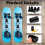 8 Pieces Vertical Ski Racks, Wall Mount Bracket Ra 3