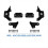 Car Front Headlight Bracket Repair Kits for GLA Cl 6