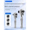 72 Teeth Ratchet Socket Wrench Mini 3/8Inch 1/2Inc 3