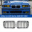 Car Chrome+Matte Black Front Kidney Grilles for E3 8