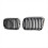 Car Chrome+Matte Black Front Kidney Grilles for E3 10