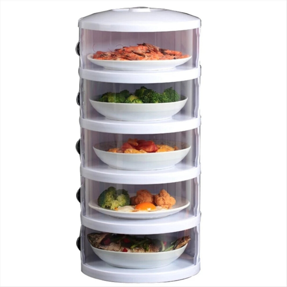 Food Heat Shield, Transparent Stackable Dustproof, 4851175689806
