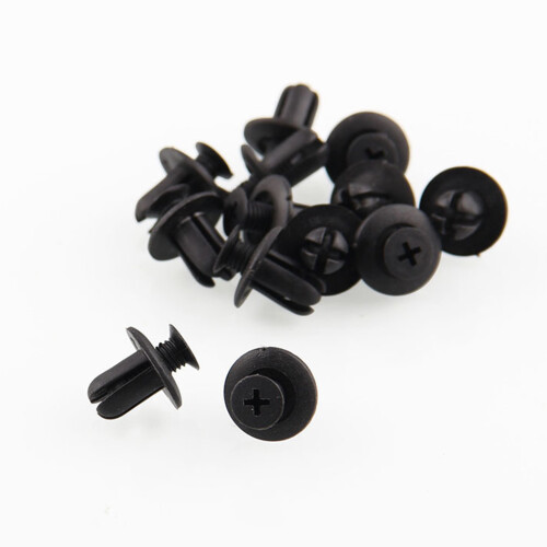 120 X 8mm Car Hole Plastic Rivets Fastener Bumper 2