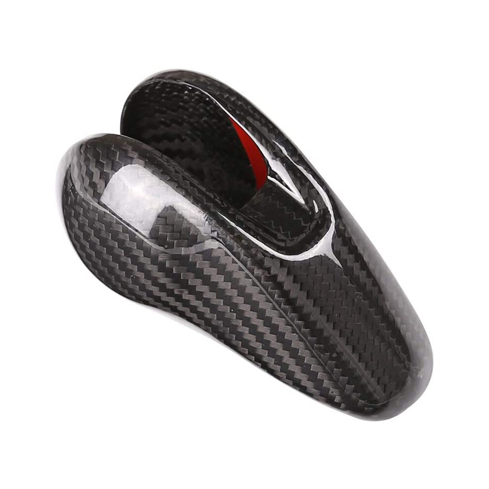 Real Carbon Fiber Gear Shift Knob Cover Trim Fit F 4853800914789