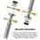 2Pcs 8Mm Shank Joint Assembly Router Bit Set Tongu 10