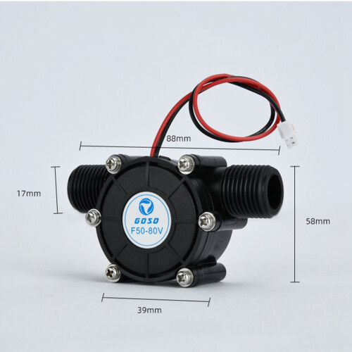 Micro-Hydro Generator 12V 10W DC Water Flow Turbin 2