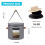 Huge Hat Boxes for Women Storage Foldable with Sho 4