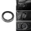 Center Console Audio Headlight Knob Decorative Rin 7