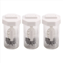 3 Pieces Portable Hydrogen Peroxide Contact Lens C