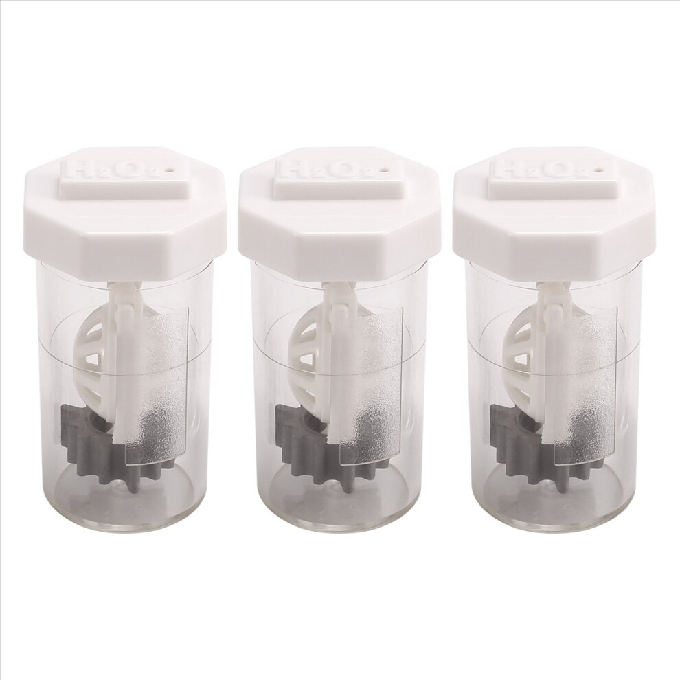 Jojomino 3 Pieces Portable Hydrogen Peroxide Contact Lens C