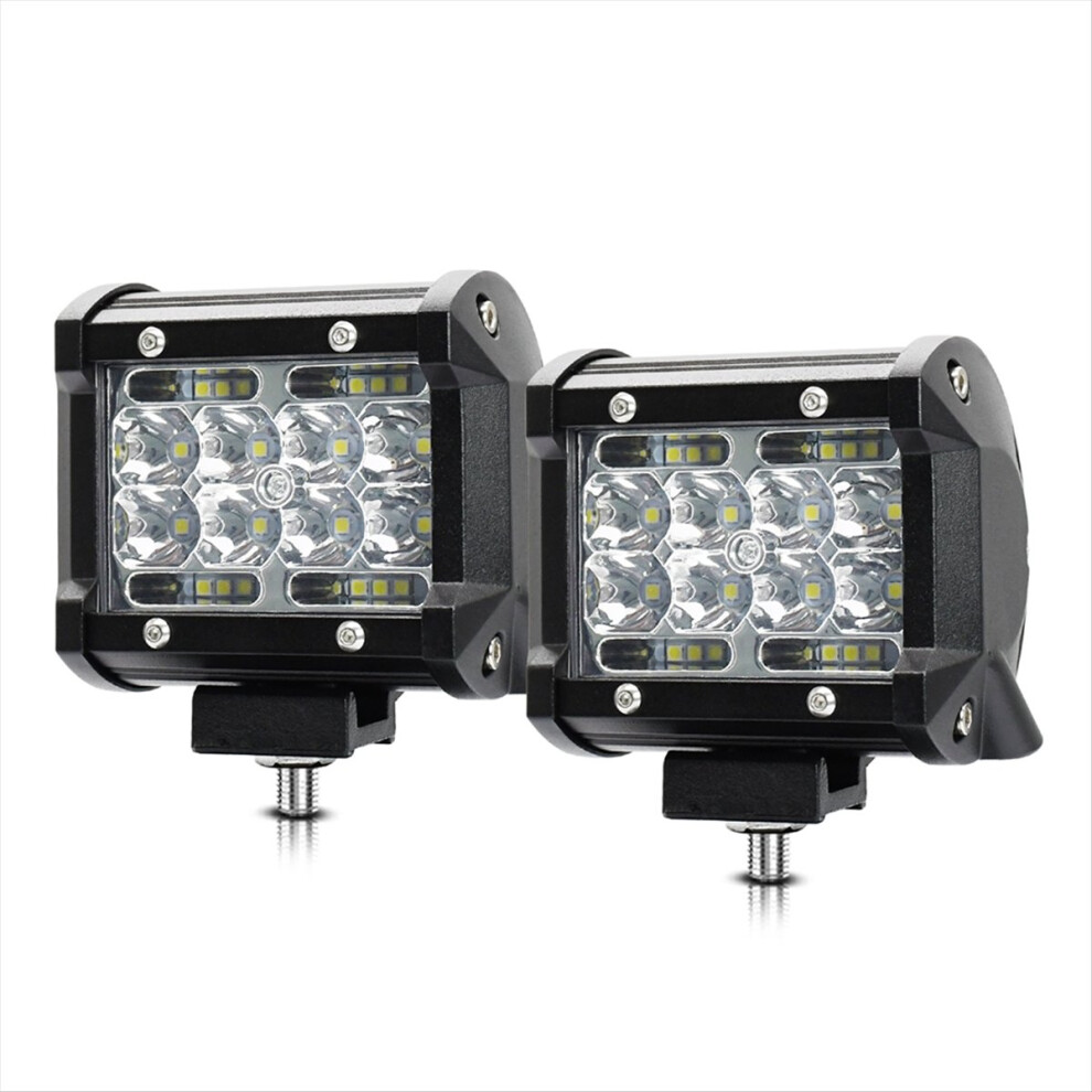 Led Bar, Pods 4 Inch 60W 6000Lm Truck Work L Light 4851175601280