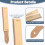 20 Pcs Sandpaper Pencil Sharpener, Art Sharpener S 6