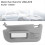 Car Sunvisor with Vanity Mirror for 2004-2010 Grey 8