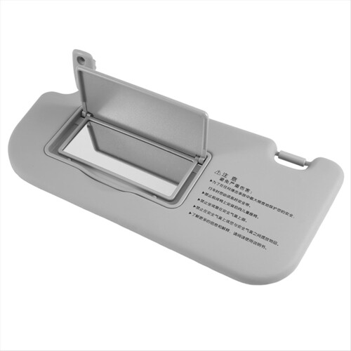 Car Sunvisor with Vanity Mirror for 2004-2010 Grey 2