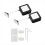 Retractable Remote Control Tethers, Cable Lock , 6 1