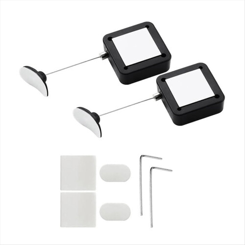 Retractable Remote Control Tethers, Cable Lock , 6