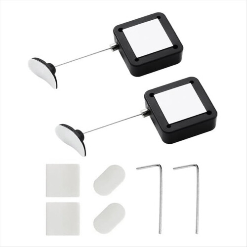 Retractable Remote Control Tethers, Cable Lock , 6 2