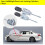 1Pair Front Door Lock Locking Cylinder+ 2 Keys for 3