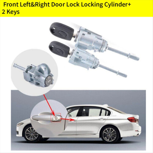 1Pair Front Door Lock Locking Cylinder+ 2 Keys for 2