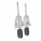 1Pair Front Door Lock Locking Cylinder+ 2 Keys for 5