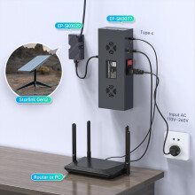 For Gen2 5-in-1 POE Injector 180W Gigabit Ethernet