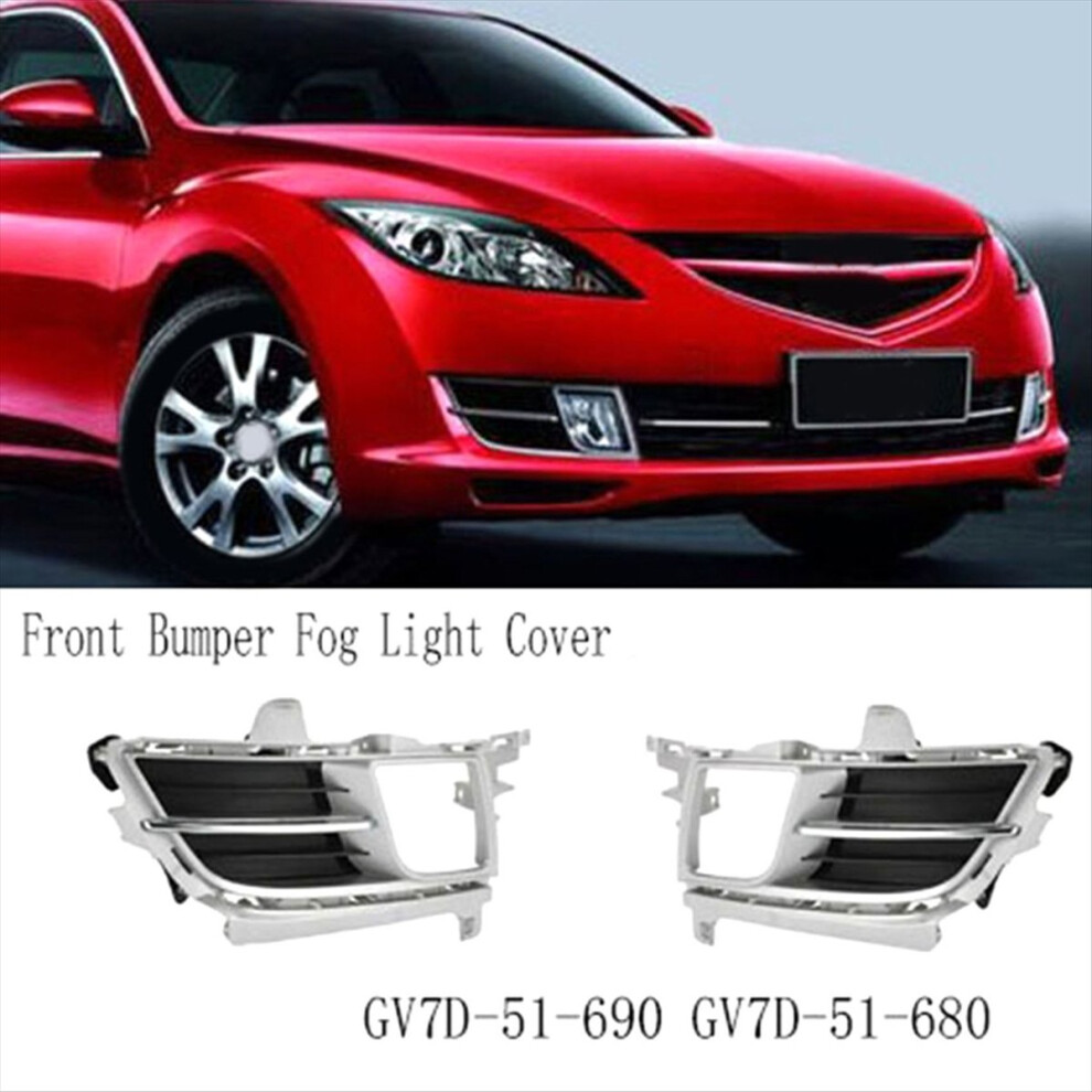 1 Pair Front Bumper Fog Cover Trim Grille Fr Light 4852555578314