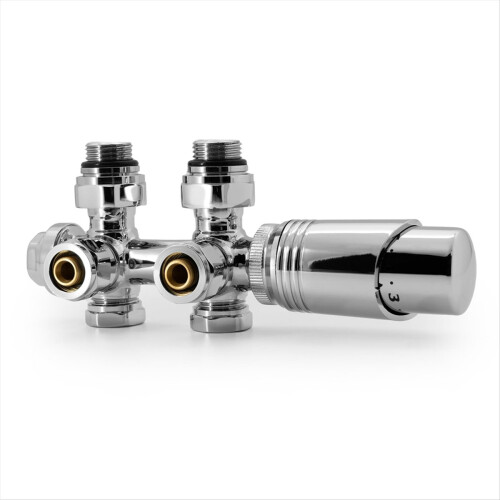 Multiblock Set Radiator Connection Fitting with Th