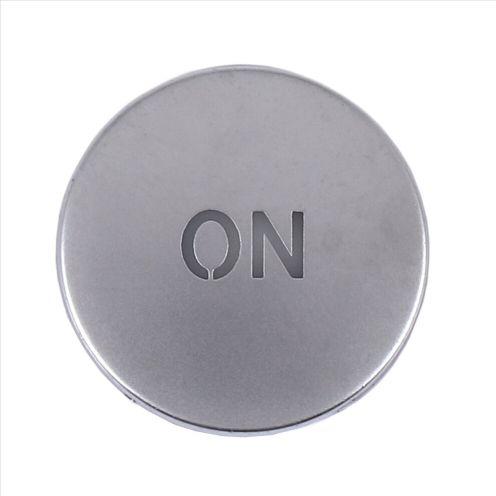 Car Console Volume Multimedia Switch Button Cover Silver 4852555523666