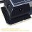 4Pcs RV Solar Panel Mounting Brackets Black Drill- 6
